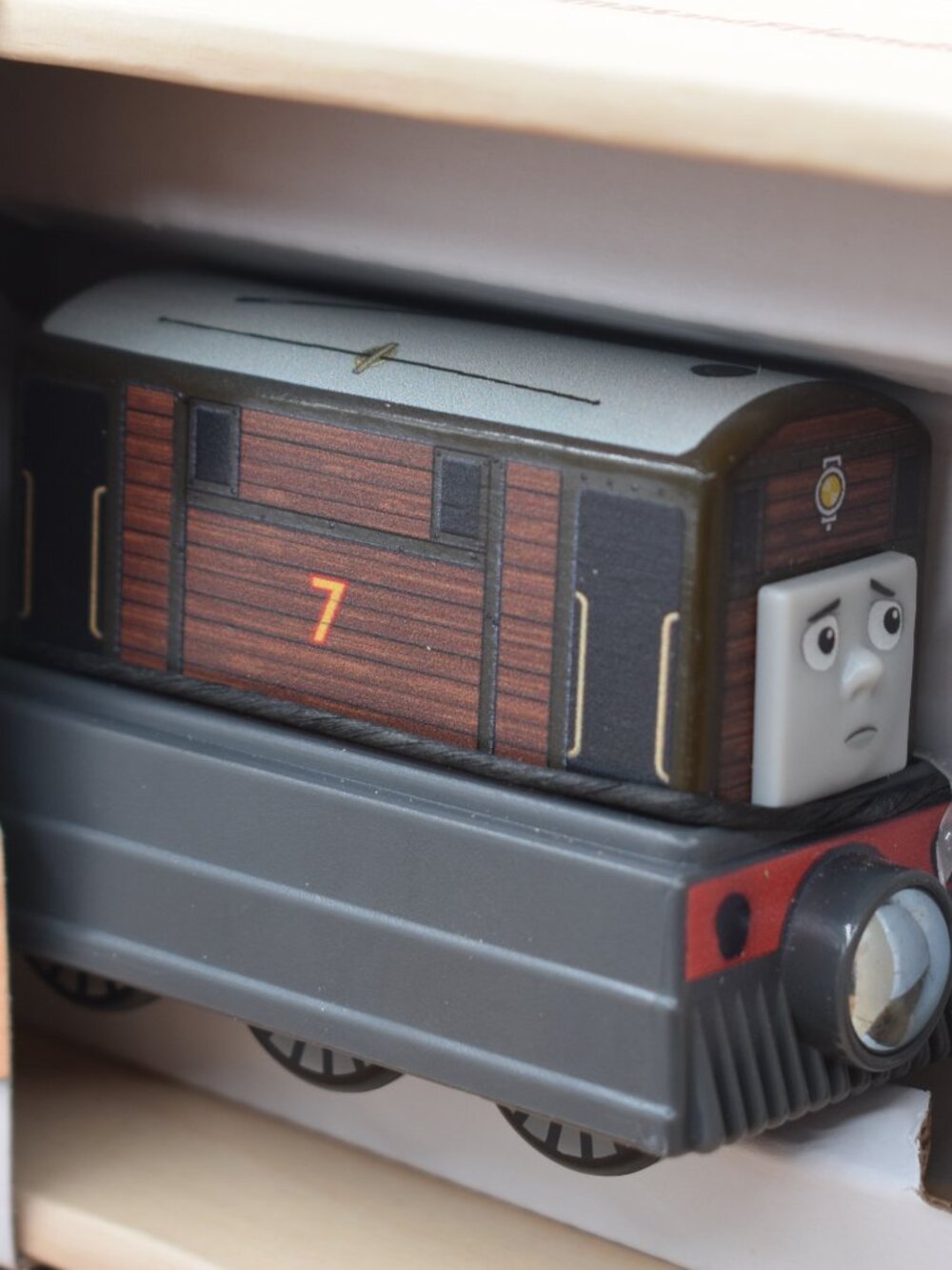 Toby Fisher Price Thomas & Friends Wooden Railway Tram Train New in Box! 2021 - Picture 4 of 7